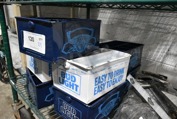 9 BRAND NEW SCRATCH AND DENT! Bud Light Countertop Napkin/Straw Bin. 9 Times Your Bid! - Image 2 of 2