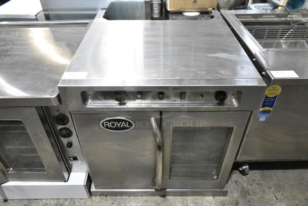 Royal Stainless Steel Commercial Electric Powered Full Size Convection Oven w/ View Through Door, Solid Door and Metal Oven Racks. 208 Volts, 1 Phase. - Image 1 of 4