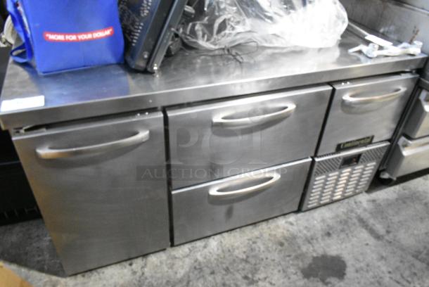2019 Continental RA60N Stainless Steel Commercial Undercounter Cooler w/ 2 Drawer and 2 Doors. 115 Volts, 1 Phase. Tested and Working! - Image 1 of 6