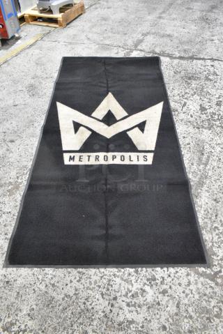 Black Floor Mat w/ Metropolis Logo.