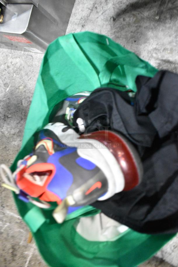 ALL ONE MONEY! Tier Lot of Various Items Including Utensils, Poly Bins and Green Bag. - Image 2 of 3