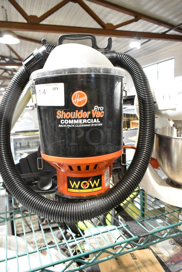 Hoover Shoulder Vac Pro Commercial Vacuum Cleaner Backpack. Tested and Working! - Image 1 of 3
