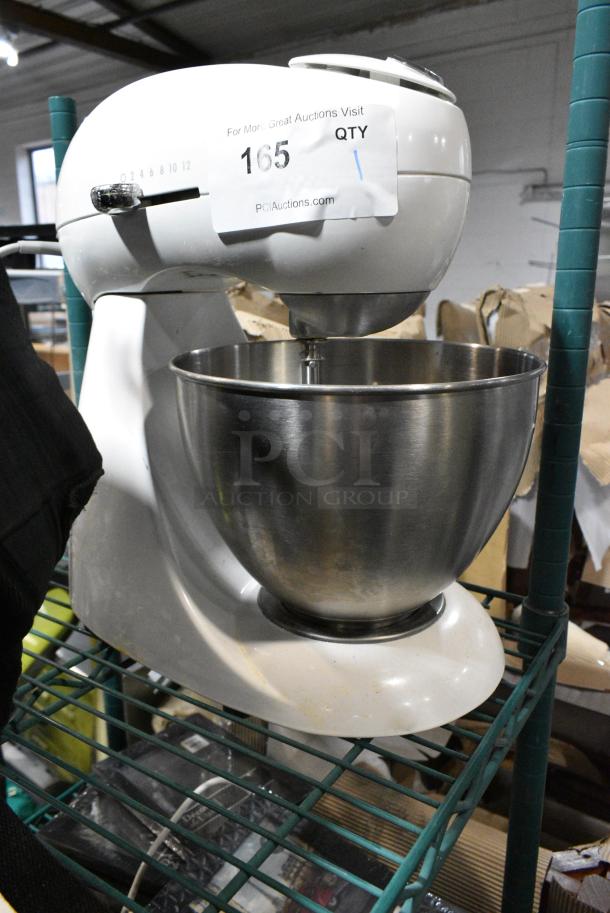 63221 Metal Countertop Planetary Stand Mixer w/ Stainless Steel Mixing Bowl. 120 Volts, 1 Phase. Tested and Working! - Image 2 of 4