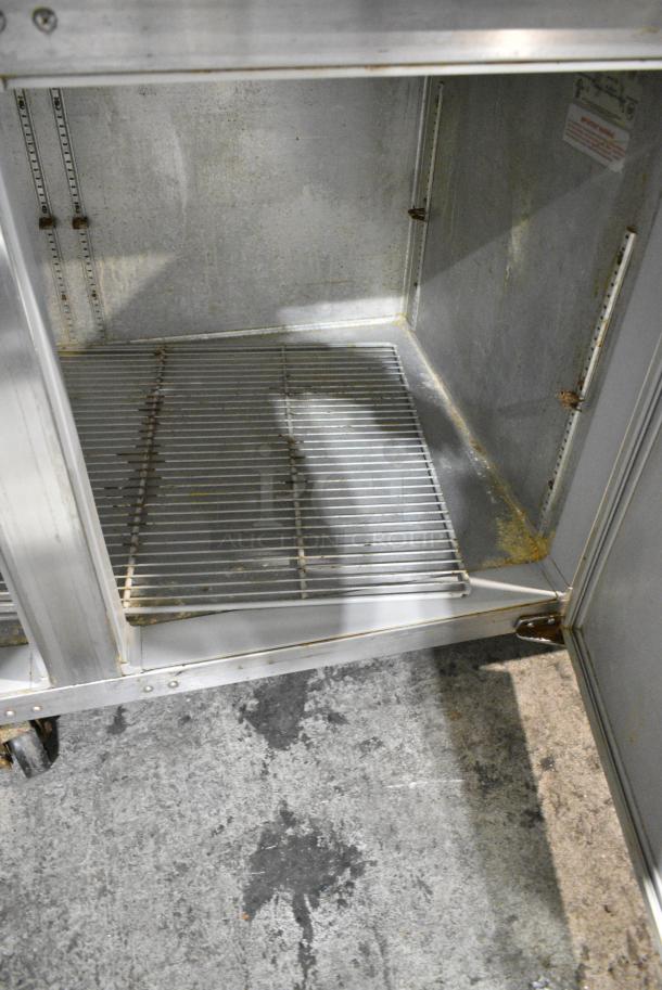 Continental Stainless Steel Commercial Pizza Prep Table on Commercial Casters. 115 Volts, 1 Phase. Tested and Powers On But Does Not Get Cold - Image 7 of 8