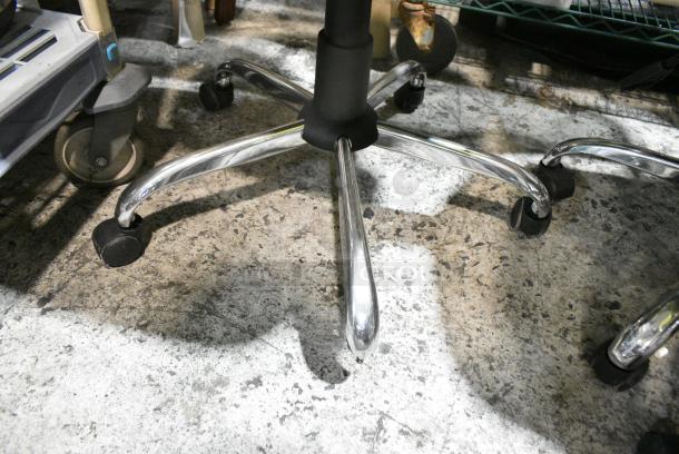 4 Neon Green Office Chair on Casters. 4 Times Your Bid! - Image 4 of 4