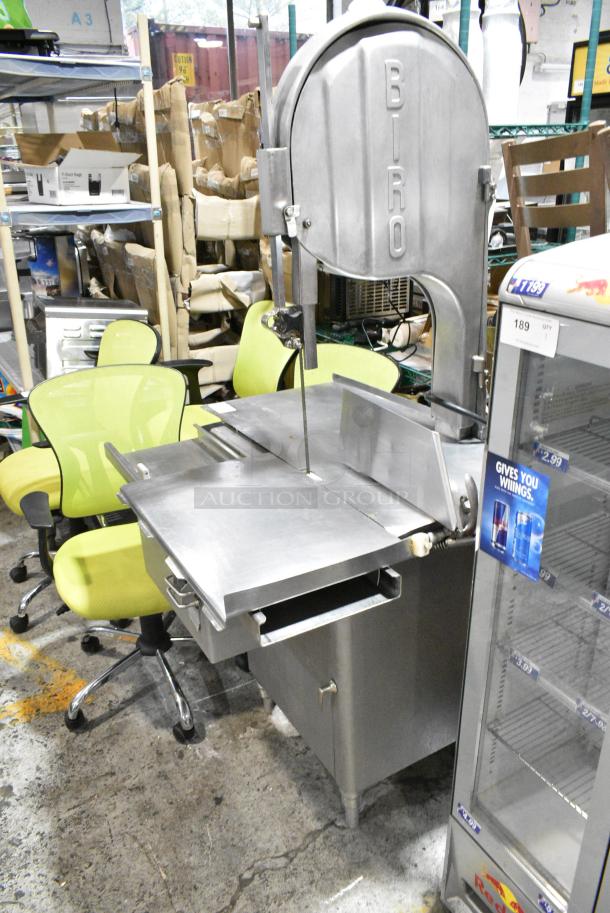 Biro Stainless Steel Commercial Floor Style Meat Saw. 208-240 Volts, 3 Phase. - Image 3 of 6
