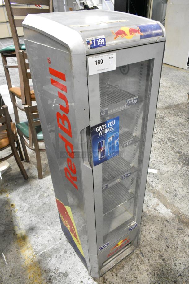 2018 Red Bull RB-SMC 106 ECO CCR Metal Single Door Reach In Cooler Merchandiser. 115 Volts, 1 Phase. Tested and Working! - Image 2 of 5