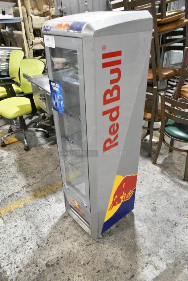 2018 Red Bull RB-SMC 106 ECO CCR Metal Single Door Reach In Cooler Merchandiser. 115 Volts, 1 Phase. Tested and Working! - Image 3 of 5