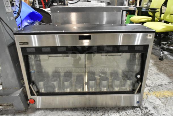 Enomatic 1876EC3ICNNN Stainless Steel Commercial Countertop 8 Slot Wine Serving System Merchandiser. 115 Volts, 1 Phase. Tested and Working! - Image 1 of 5