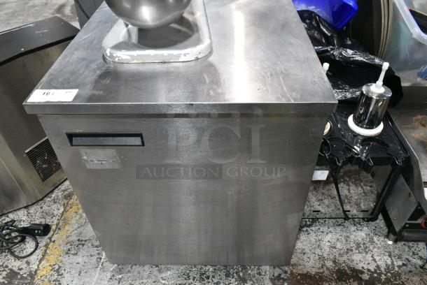 Delfield 406 Stainless Steel Commercial Single Door Undercounter Cooler. 115 Volts, 1 Phase. Tested and Working! - Image 1 of 5
