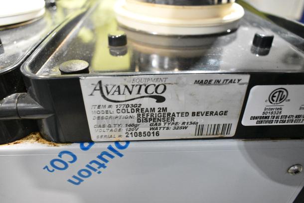 2021 Avantco 177D3G2 Stainless Steel Commercial Countertop Refrigerated Beverage Machine. 120 Volts, 1 Phase. Tested and Working! - Image 4 of 4