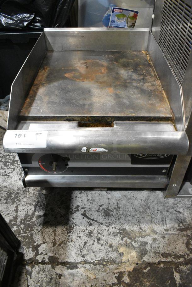 Superior GGM-18H Stainless Steel Commercial Countertop Natural Gas Powered Flat Top Griddle. - Image 2 of 5