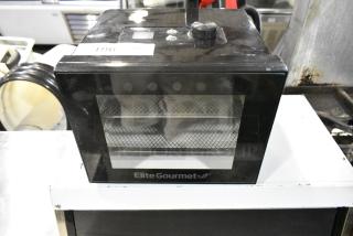 EliteGourmet EFD-308 Metal Countertop Food Dehydrator. 120 Volts, 1 Phase. Tested and Working!