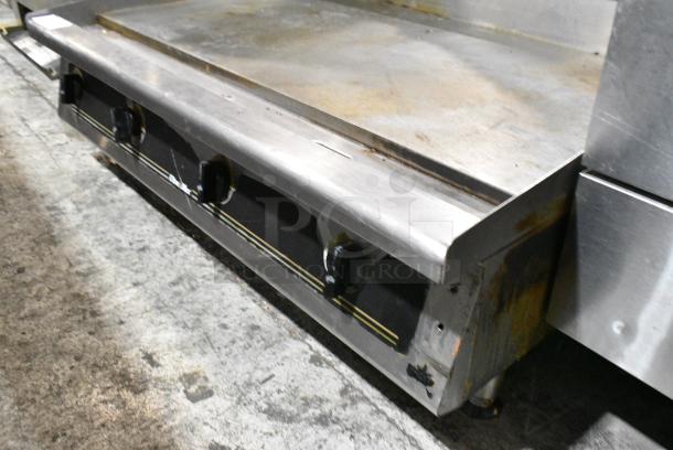 Star Ultra Max Stainless Steel Commercial Countertop Natural Gas Powered Flat Top Griddle. - Image 3 of 5