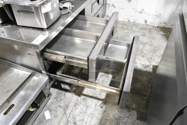 2018 Atosa MGF8453GR Stainless Steel Commercial 4 Drawer Chef Base. 115 Volts, 1 Phase. Tested and Working! - Image 3 of 7