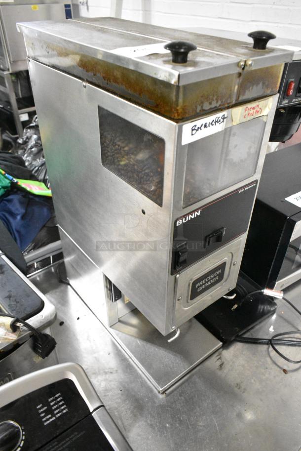 Bunn G9-2T HD Stainless Steel Commercial Countertop Coffee Bean Grinder. 120 Volts, 1 Phase. Tested and Working! - Image 2 of 4