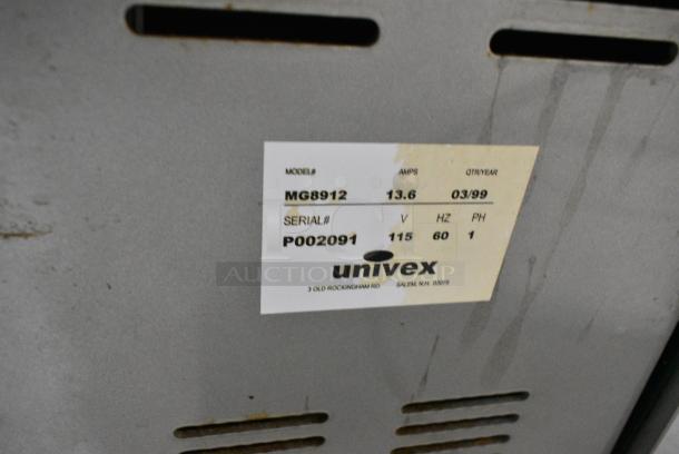 Univex MG8912 Metal Commercial Countertop Power Hub. 115 Volts, 1 Phase. Tested and Working! - Image 4 of 4