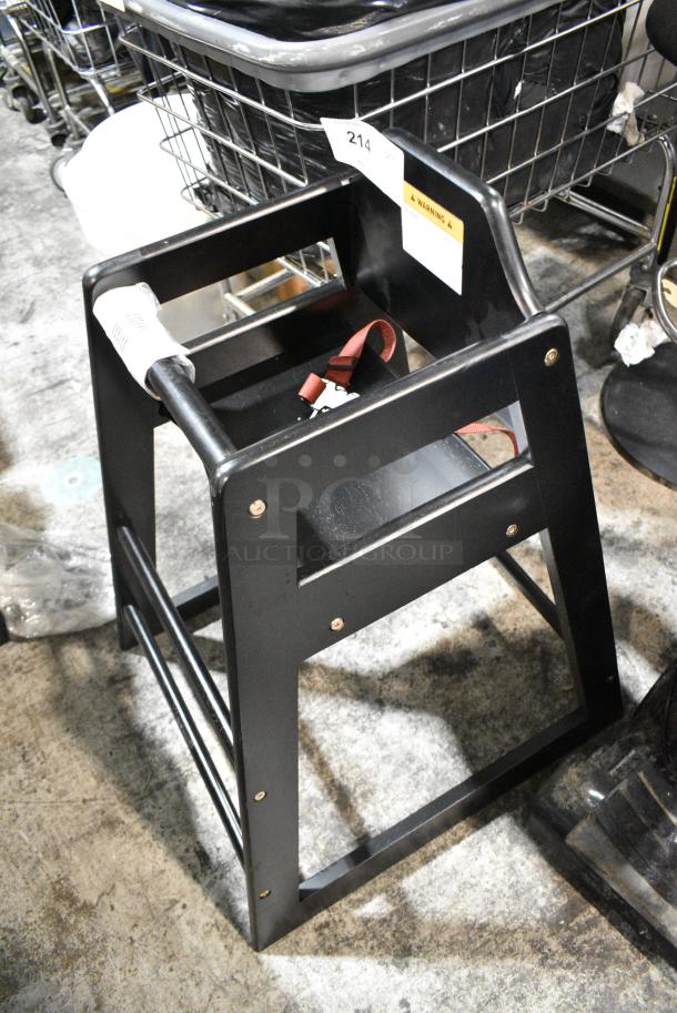 2 Various Items Including Black High Chair and Stool Seat. 2 Times Your Bid! - Image 2 of 4