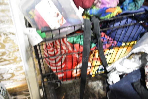 Shopping Cart w/ Contents Including Clothing and Shoes. - Image 2 of 3