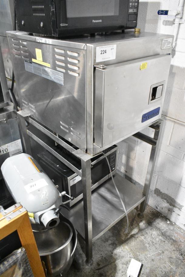 Cleveland 21CET8208WALNP SteamCraft Ultra 3 Stainless Steel Commercial Electric Powered Single Deck Steam Cabinet on Stand. 240 Volts. - Image 2 of 5
