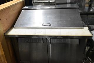 Turbo Air MST-48-18 Stainless Steel Commercial Sandwich Salad Prep Table Bain Marie Mega Top. 115 Volts, 1 Phase. Tested and Working!