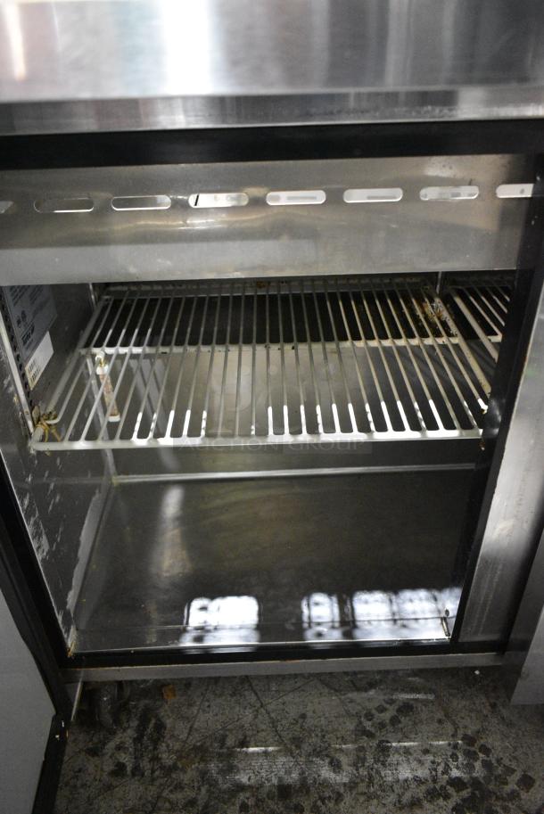 Turbo Air MST-48-18 Stainless Steel Commercial Sandwich Salad Prep Table Bain Marie Mega Top. 115 Volts, 1 Phase. Tested and Working! - Image 4 of 6