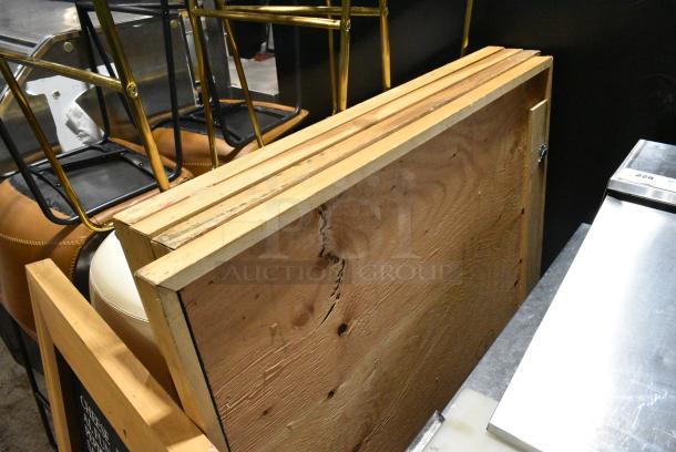 5 Framed Blackboard Menu Boards. 5 Times Your Bid! - Image 3 of 6