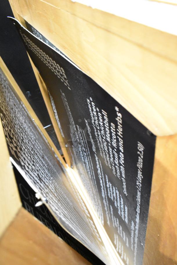 5 Framed Blackboard Menu Boards. 5 Times Your Bid! - Image 4 of 6