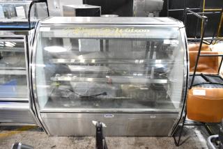 Leader NRHD60SC Metal Commercial Floor Style Deli Display Case Merchandiser. 115 Volts, 1 Phase. Tested and Working!