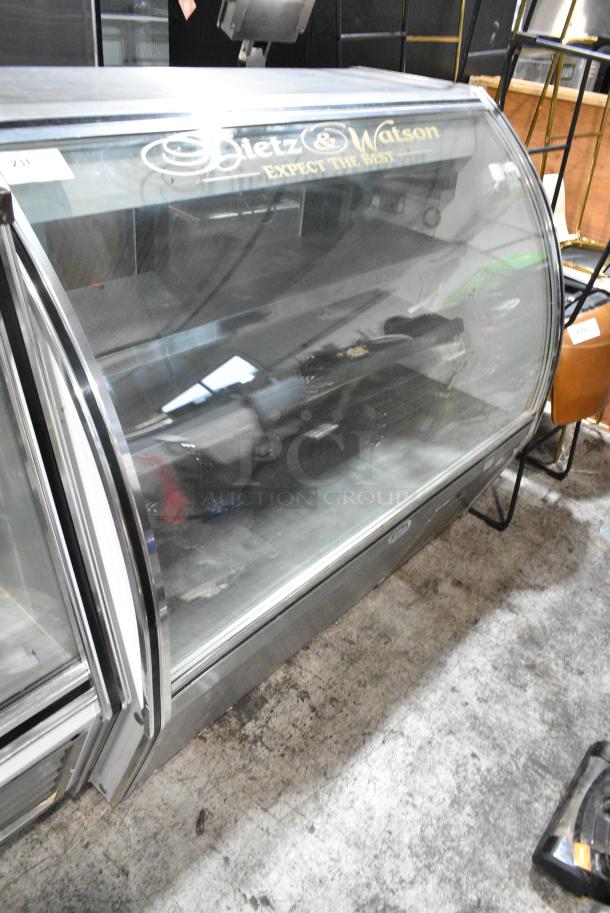 Leader NRHD60SC Metal Commercial Floor Style Deli Display Case Merchandiser. 115 Volts, 1 Phase. Tested and Working! - Image 2 of 5