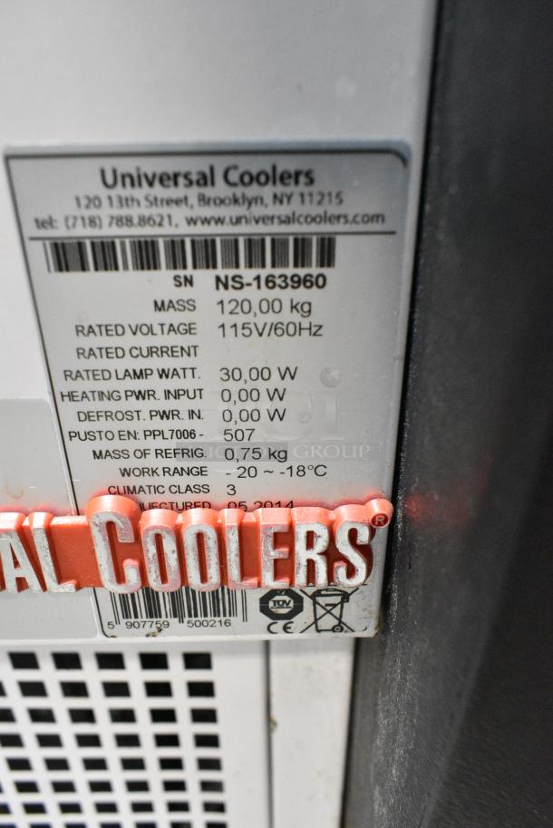 Universal Coolers Metal Commercial Floor Style Deli Display Case Merchandiser. 115 Volts, 1 Phase. Tested and Powers On But Does Not Get Cold - Image 6 of 6