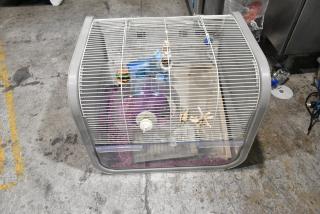 Gray Countertop Hamster Cage.