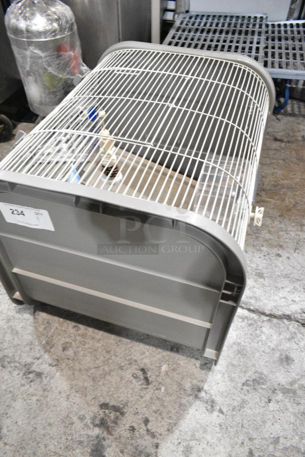 Gray Countertop Hamster Cage. - Image 2 of 3