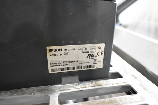 2 Items Including Epson M188D Receipt Printer and Uninterruptible Power Supply. 2 Times Your Bid! - Image 4 of 4
