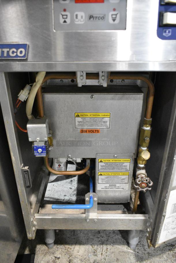 Pitco Frialator SRTE Stainless Steel Commercial Floor Style Electric Powered Rethermalizer w/ Metal Fry Basket. 208 Votls, 3 Phase. - Image 5 of 6