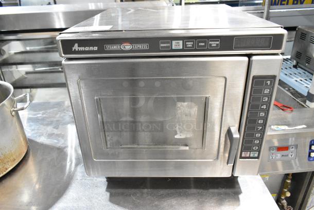 Amana ASE7000 Stainless Steel Commercial Countertop Microwave Oven. 208/230 Volts, 1 Phase. - Image 1 of 5