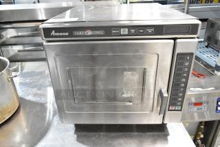 Amana ASE7000 Stainless Steel Commercial Countertop Microwave Oven. 208/230 Volts, 1 Phase. - Item #1156092