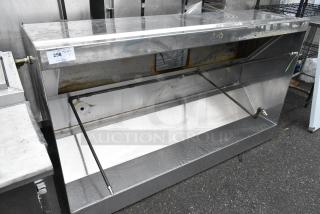 6' Stainless Steel Grease Hood.