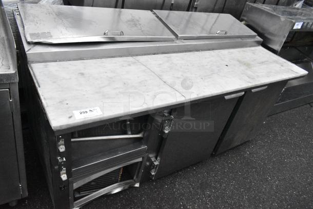 2016 Leader RE-150 Stainless Steel Commercial Pizza Prep Table. 115 Volts, 1 Phase. - Image 1 of 7