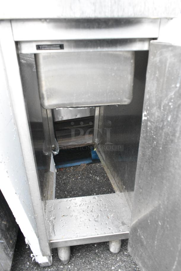 Stainless Steel Single Bay Sink w/ Faucet and Handles. - Image 4 of 4