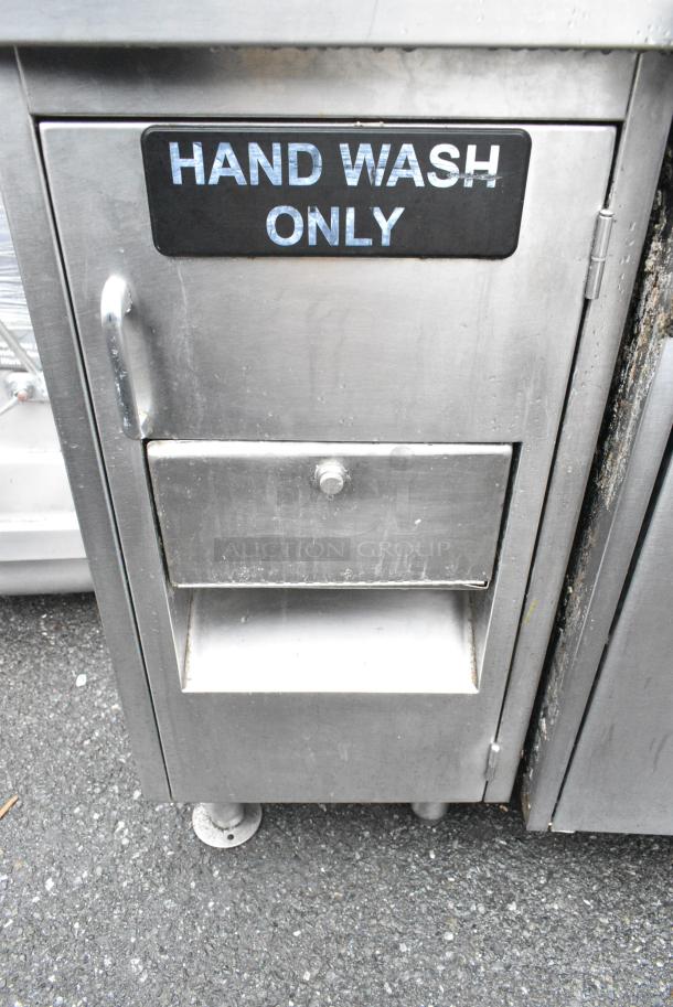 Stainless Steel Single Bay Sink w/ Faucet and Handles. - Image 4 of 4