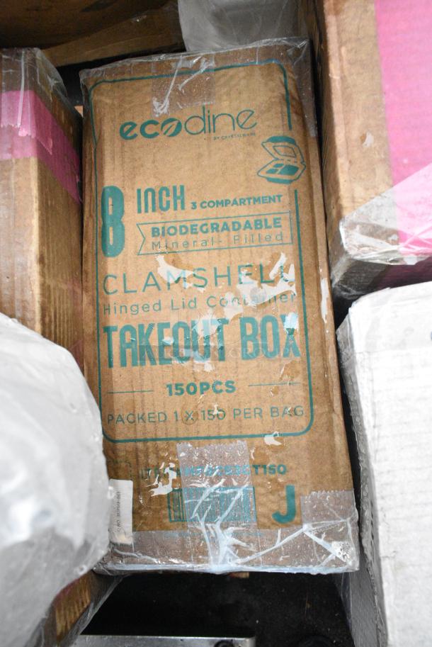 15 Boxes Including PP206 Hinged Plastic Containers, SP405BK Spoons, Ecodine 8" Clamshell Containers, HP59002133 Amana 59002133 Limiter, Electronic, 475TCPMSFMNT Mounting Kit. 15 Times Your Bid! - Image 6 of 9