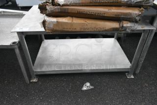 Stainless Steel Equipment Stand w/ Under Shelf.
