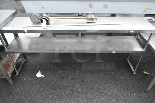 Stainless Steel 2 Tier Over Shelf.