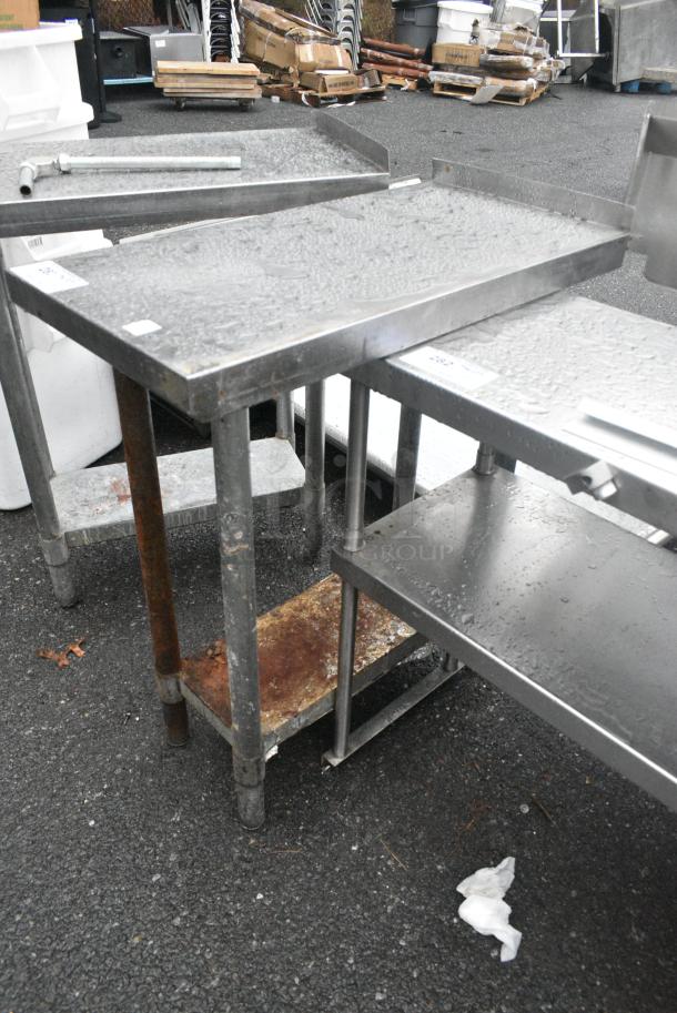 Stainless Steel Table w/ Metal Under Shelf. - Image 3 of 3