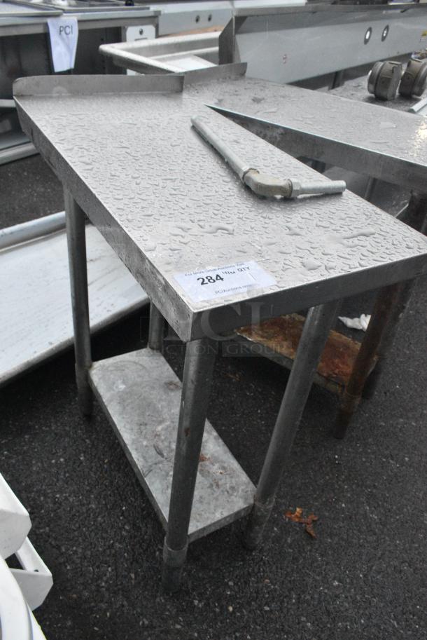 Stainless Steel Table w/ Metal Under Shelf. - Image 2 of 3