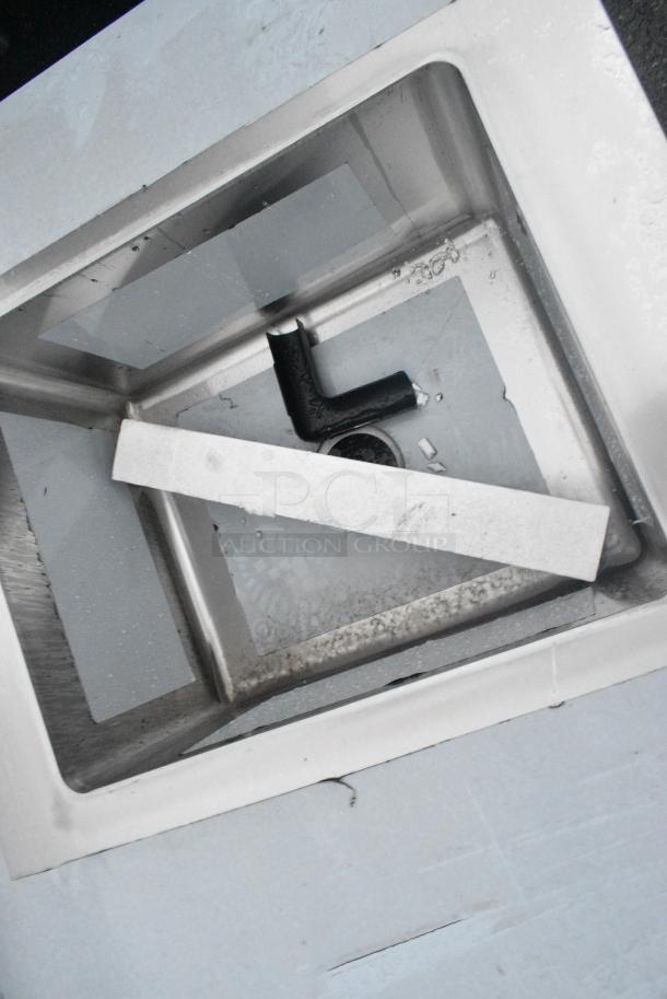 BRAND NEW SCRATCH AND DENT! Regency 600ST3096R Stainless Steel Counter w/ 1 Sink Bay. No Legs. Bay 16x20x12 - Image 3 of 4