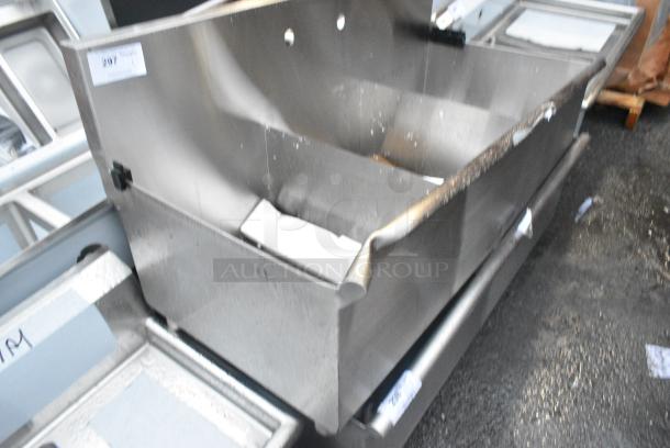 BRAND NEW SCRATCH AND DENT! Regency Stainless Steel 3 Bay Sink. No Legs. - Image 2 of 3