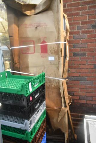 BRAND NEW SCRATCH AND DENT! Stainless Steel Swinging Kitchen Door.