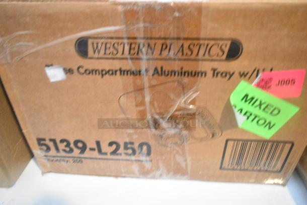 3 BRAND NEW SCRATCH AND DENT! Various Items Including Western Plastic 5139-L250 Aluminum Trays, Mini Silver Pan Pet Lid, Pitco Filter Sheets. 3 Times Your Bid! - Image 2 of 5